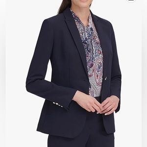 Tommy Hilfiger one button navy blazer